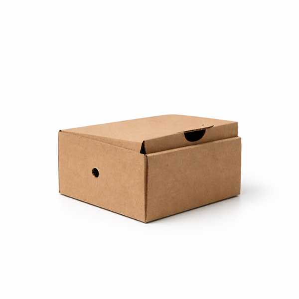 Caja Hamburguesa Kraft 13x13x7 cm